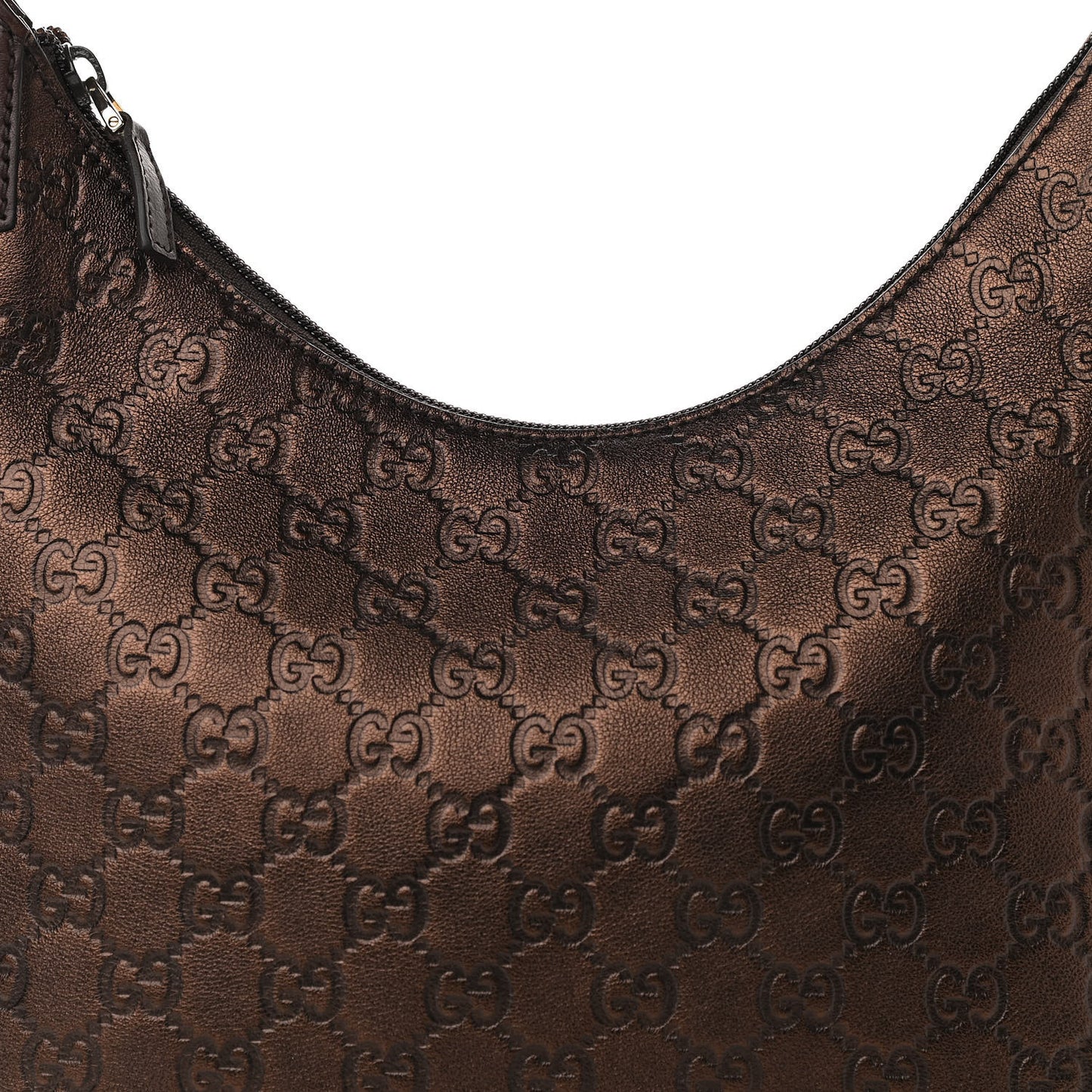 Guccissima Small Hobo Bronze