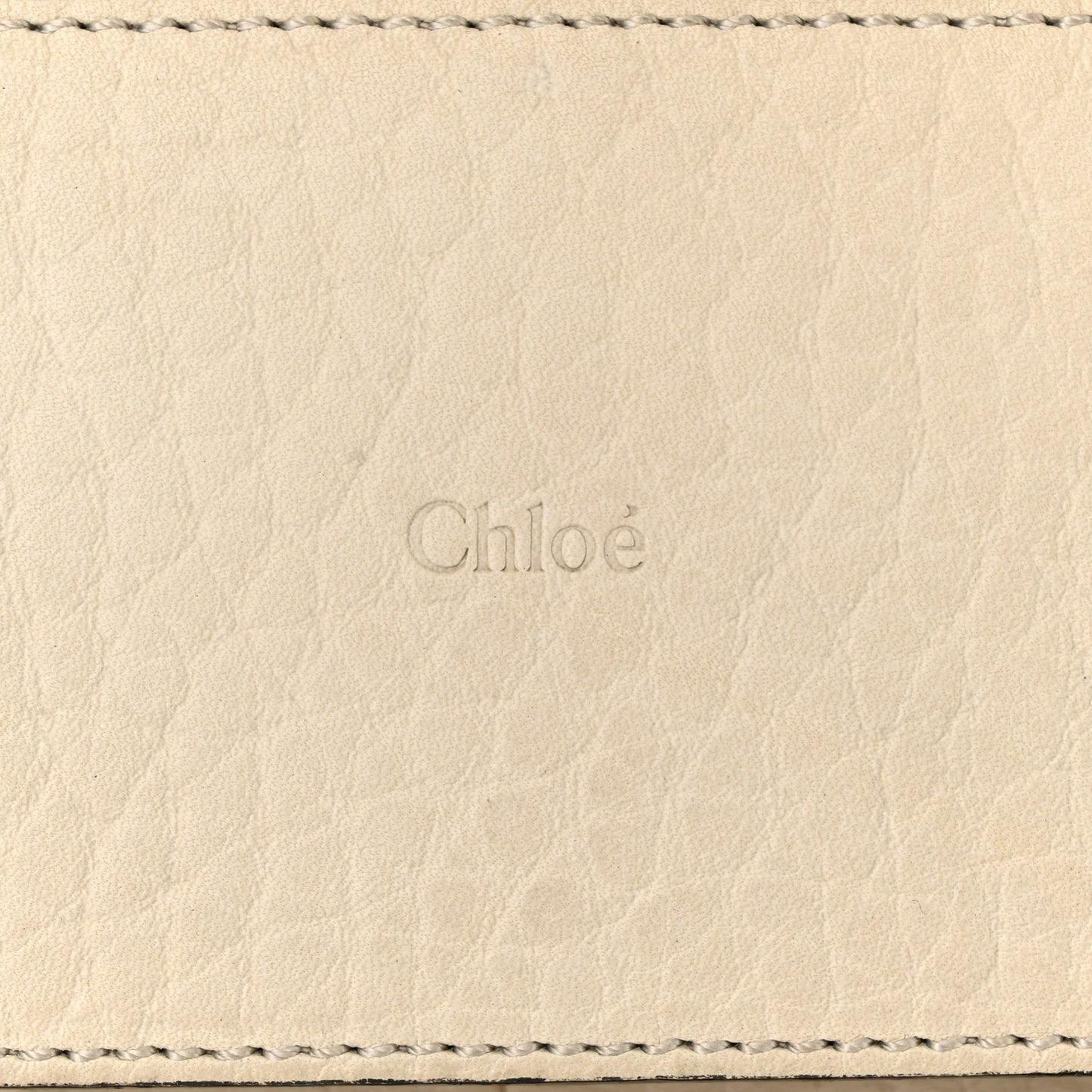 Grained Calfskin Medium Sally Flap Bag Cream