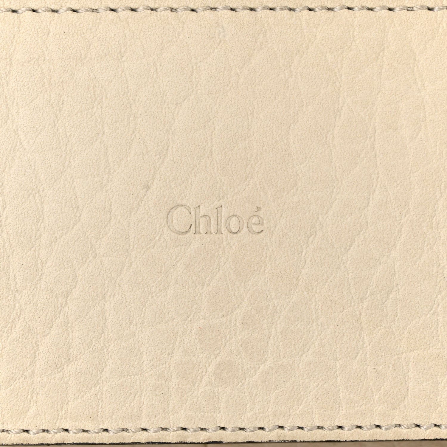 Chloe Grained Calfskin Medium Sally Flap Bag Cream 6 of 14