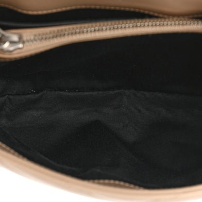 Saint Laurent Calfskin Y Quilted Monogram Small Loulou Chain Satchel Dark Beige 4 of 10
