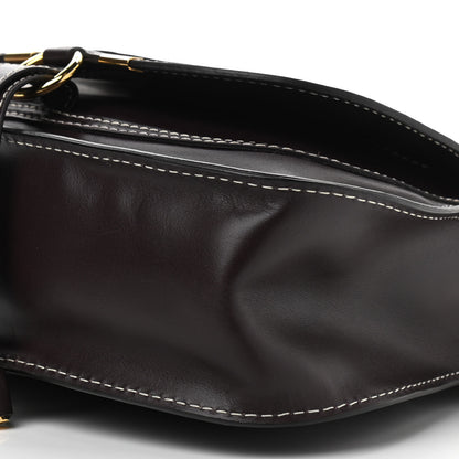 Chloe Smooth Calfskin Small Marcie Satchel Black Raisin 10 of 12