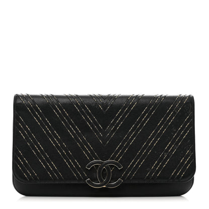 Chanel Sheepskin Chain CC Subtle Flap Black 1 of 11