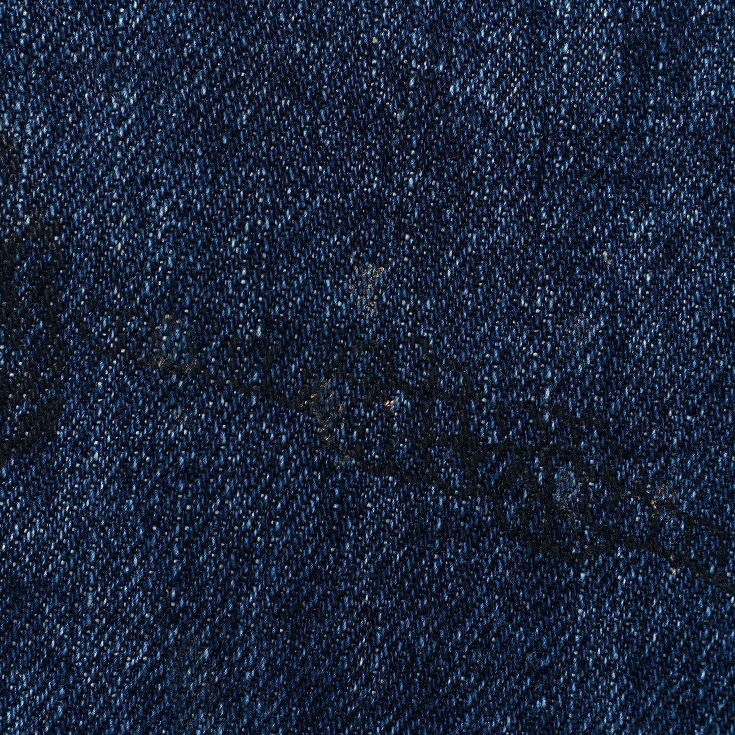 Denim Logo Tote Bleu