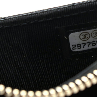 Chanel Caviar Quilted CC Zip Card Holder Black 7 of 8