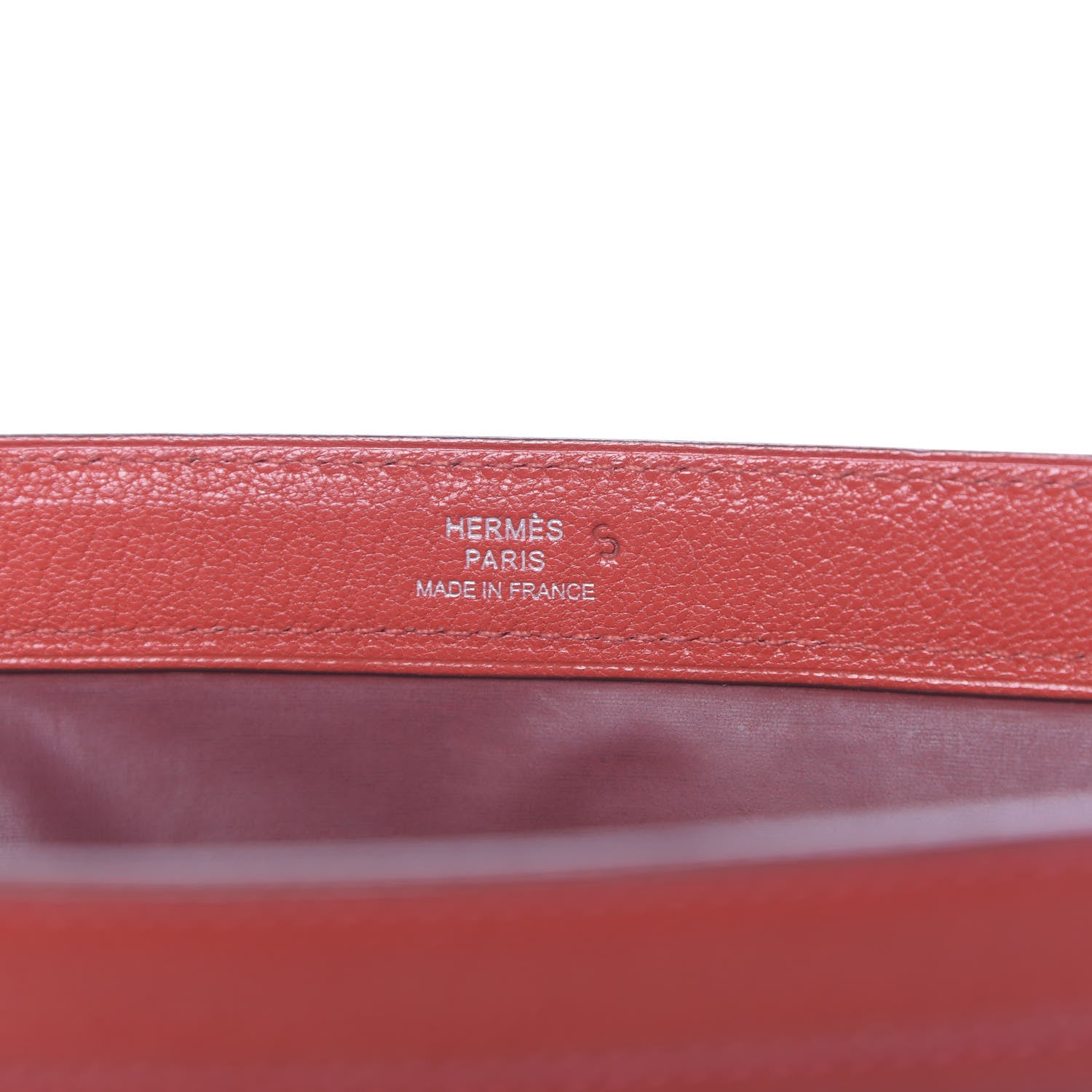 Hermes Chevre Mysore Karo GM Rouge Garance 6 of 9