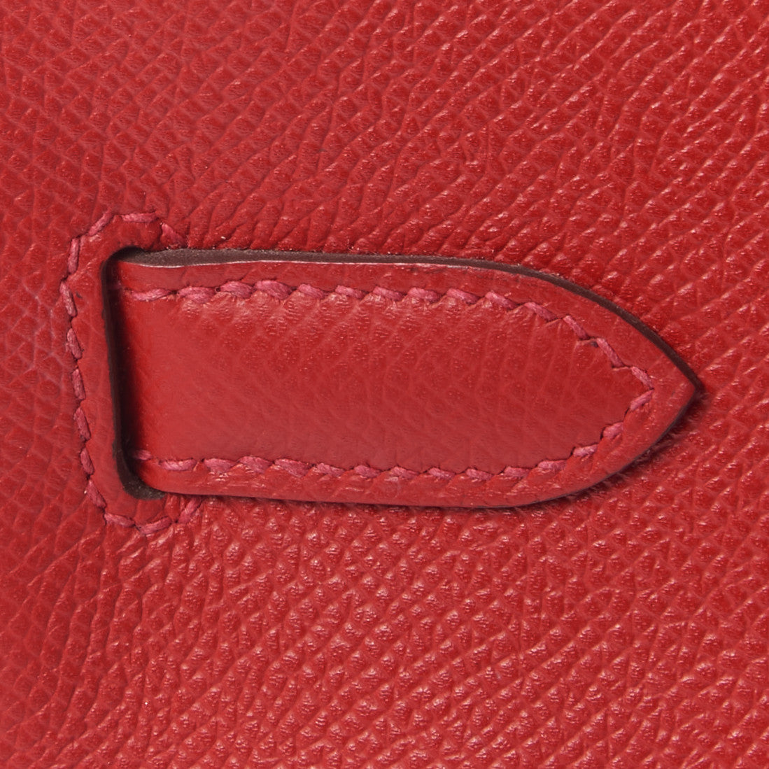 Epsom Birkin 30 Rouge Casaque