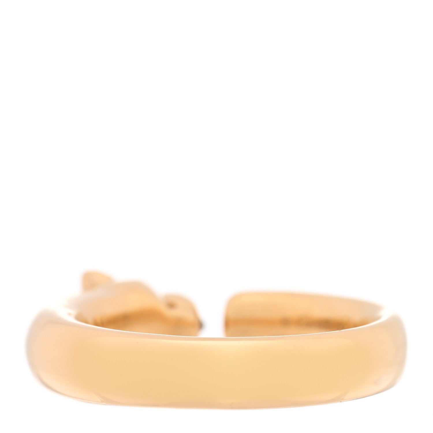 Cartier 18K Yellow Gold Tsavorite Onyx Panthere De Cartier Ring 57 8 4 of 5