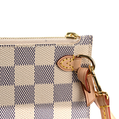 Louis Vuitton Damier Azur Neverfull MM GM Pochette 11 of 14