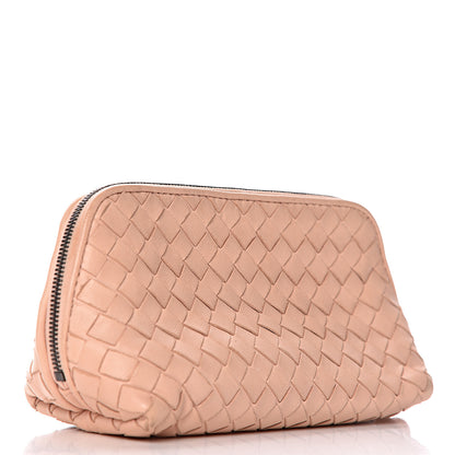 Bottega Veneta Nappa Intrecciato Cosmetic Pouch Petal Pink 3 of 14