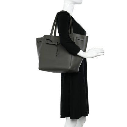 Celine Soft Grained Calfskin Small Belt Cabas Phantom Taupe 2 of 17