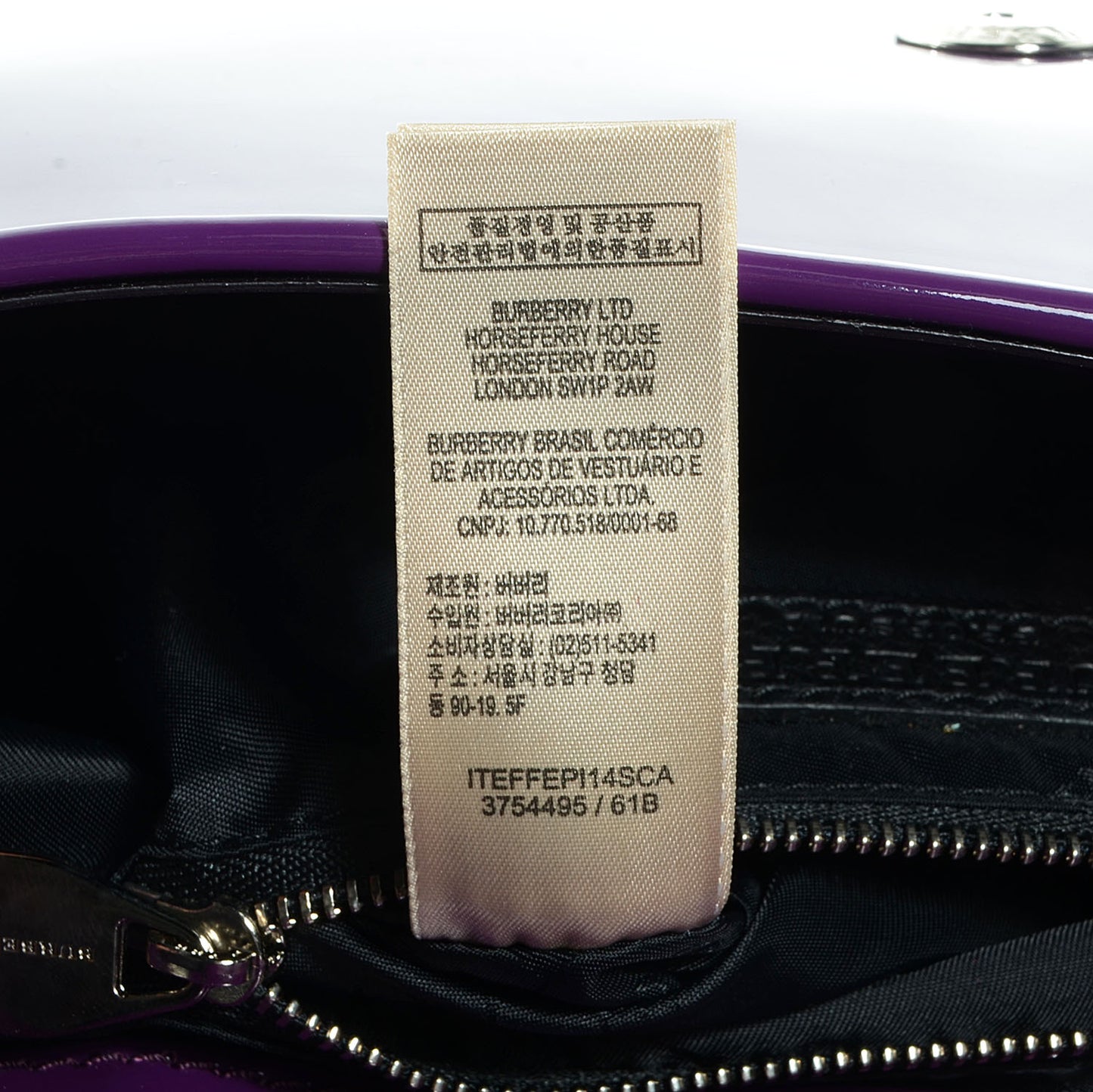 Prorsum Patent Small Lilford Shoulder Bag Beetroot