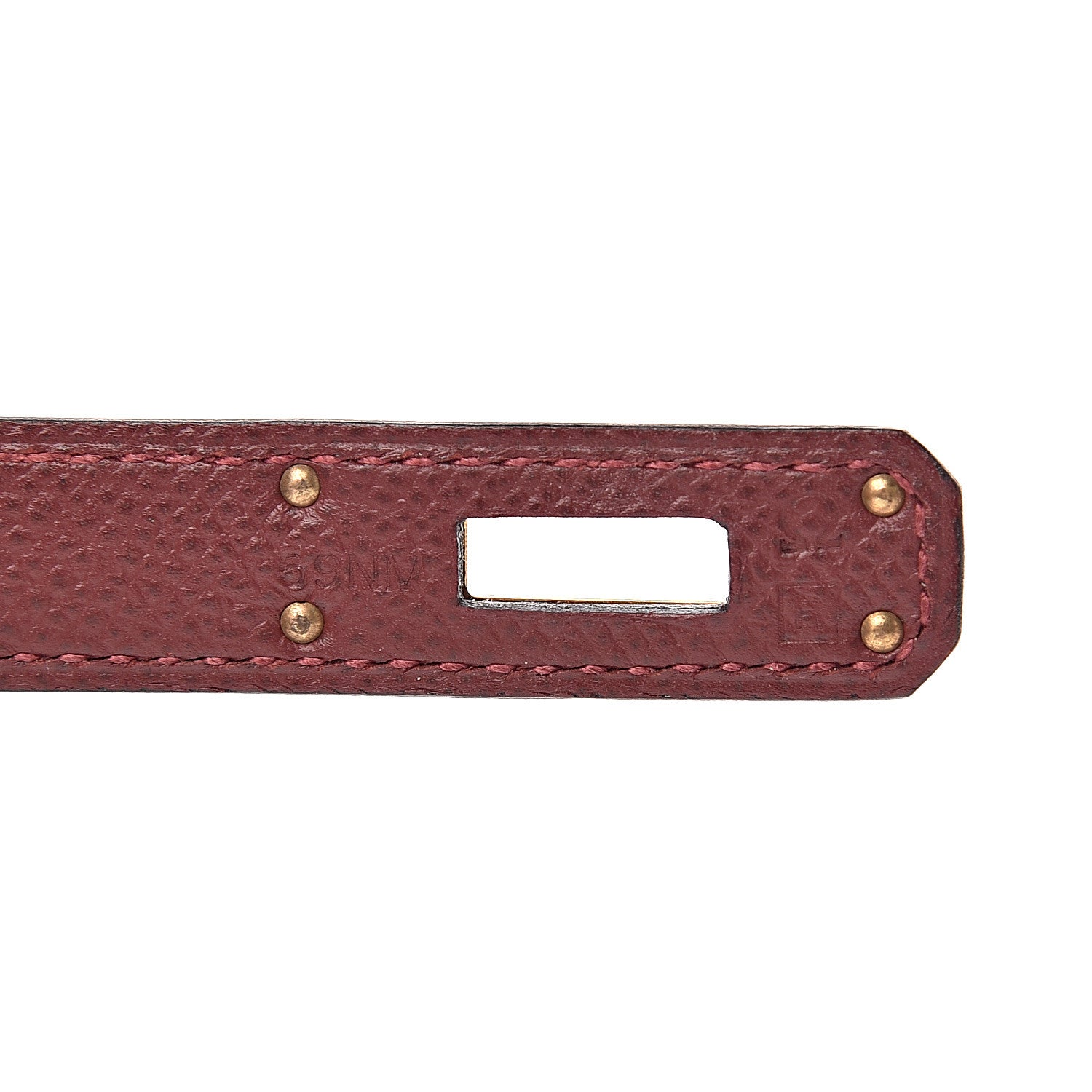 Hermes Epsom Kelly Cut Clutch Pochette Rouge H 7 of 7