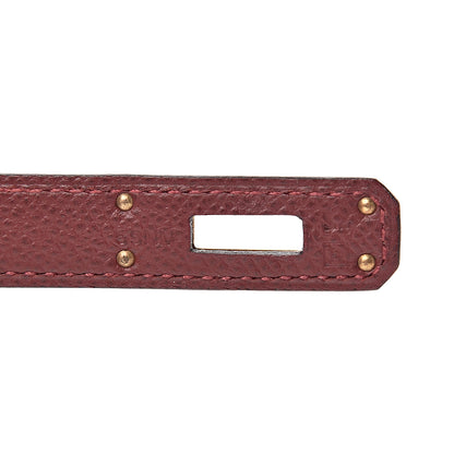 Hermes Epsom Kelly Cut Clutch Pochette Rouge H 7 of 7