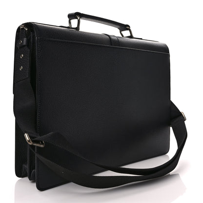 Salvatore Ferragamo Pigskin Chelsea Briefcase Black 3 of 8