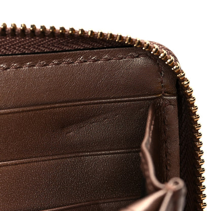 Gucci Metallic Guccissima Lovely Zip Around Wallet Pink 8 of 10