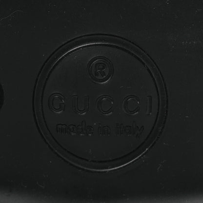 Gucci Calfskin Crystal Womens Horsebit Platform Lug Sole Loafers 38.5 Black 8 of 15
