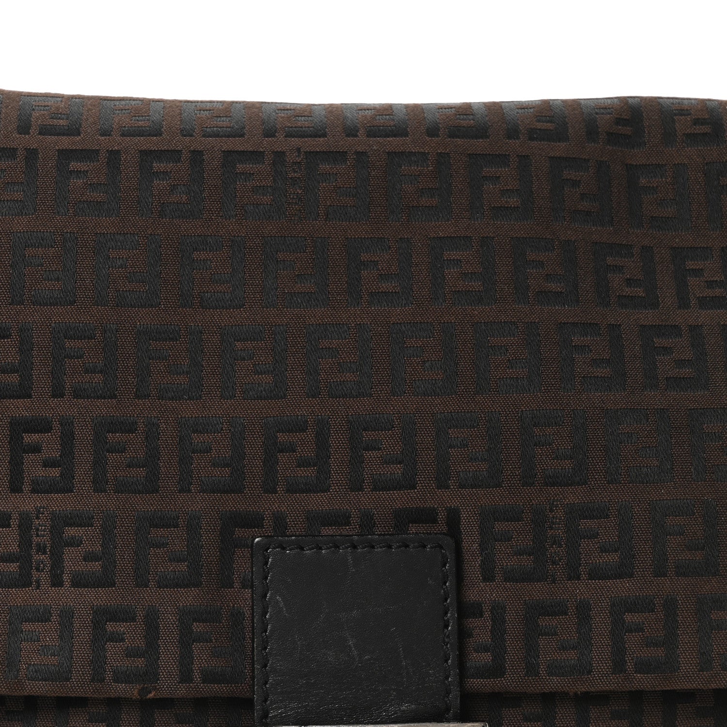 Fendi Zucchino Mama Baguette Tobacco 7 of 9