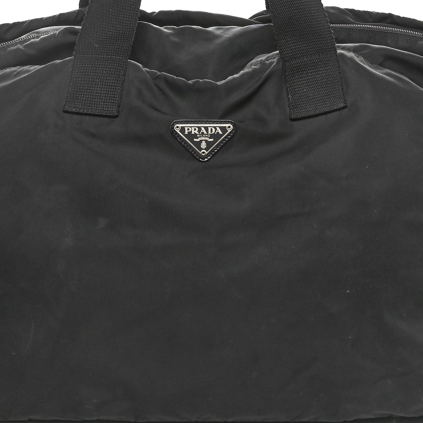 Tessuto Nylon Duffle Bag Black