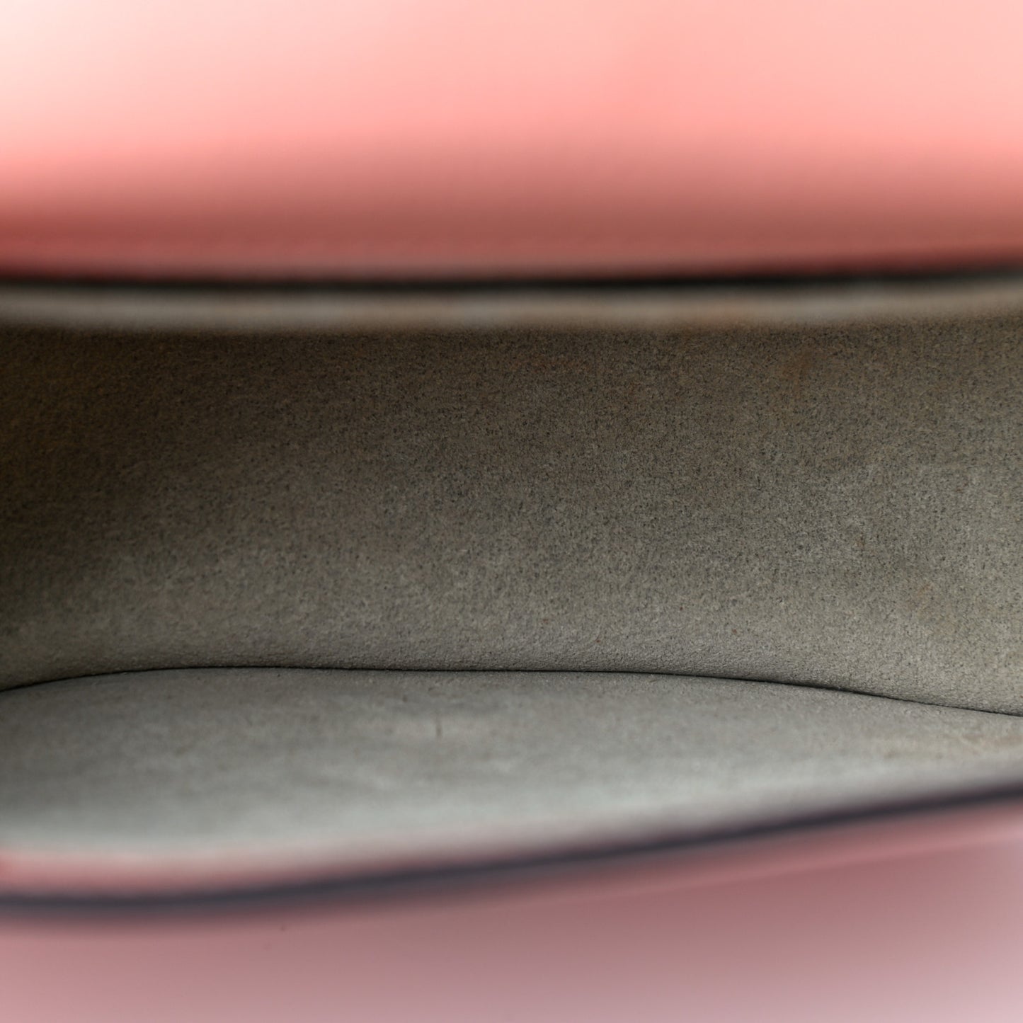 Calfskin Suede Small Nile Bracelet Bag Ideal Blush