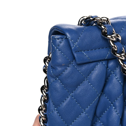 Chanel Washed Lambskin Quilted Mini Chain Around Flap Blue 11 of 14