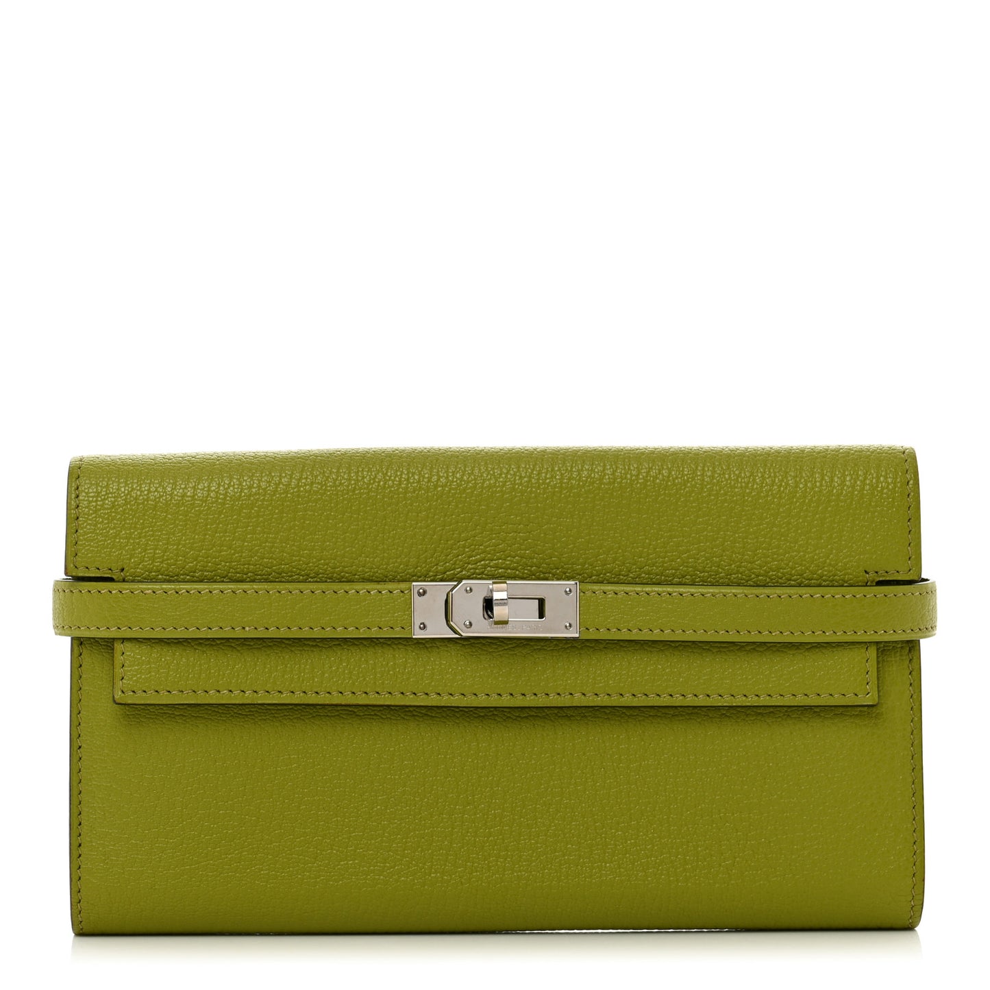 Chevre Mysore Kelly Longue Wallet Vert Anis