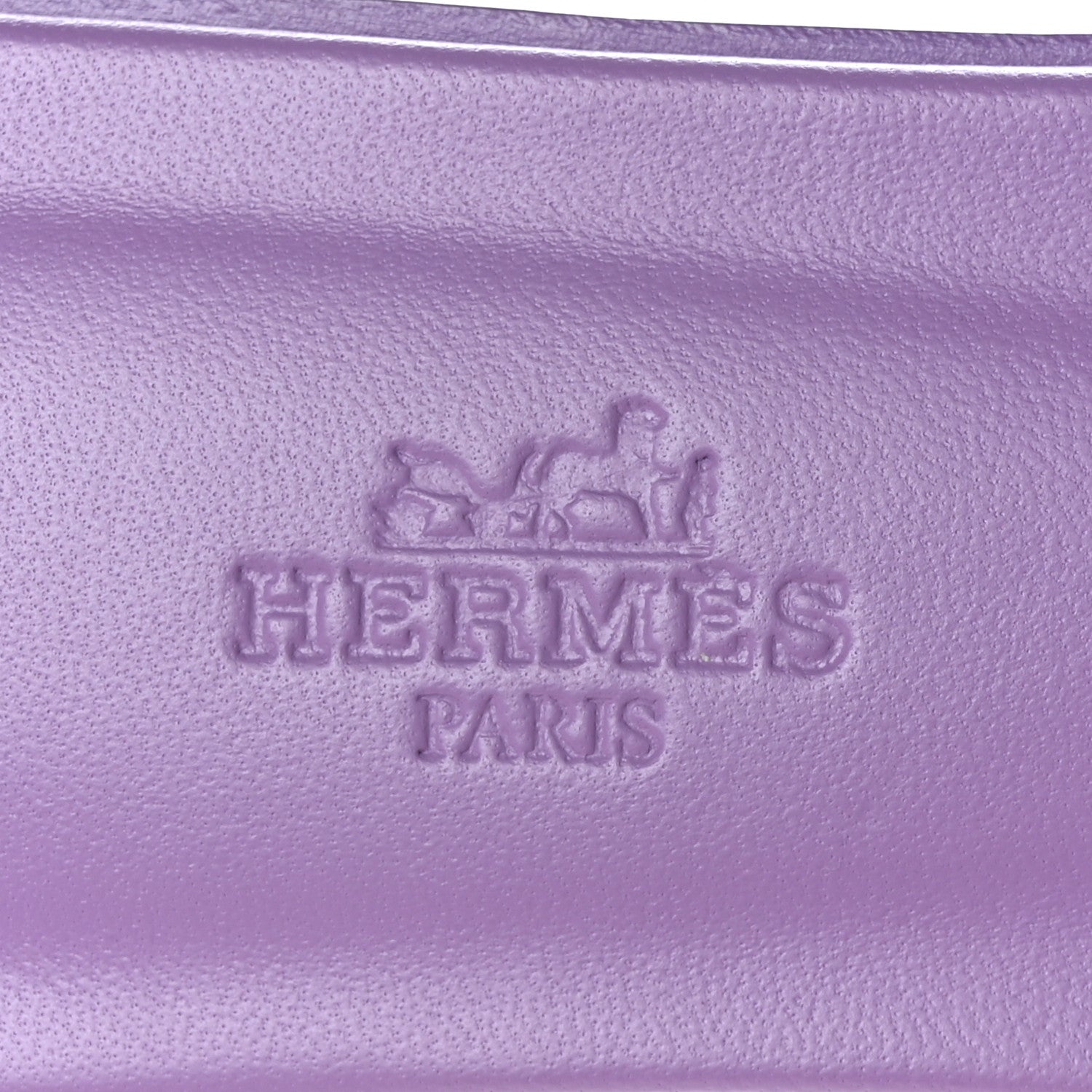 Hermes Ostrich Oran Sandals 36.5 Violet 7 of 9