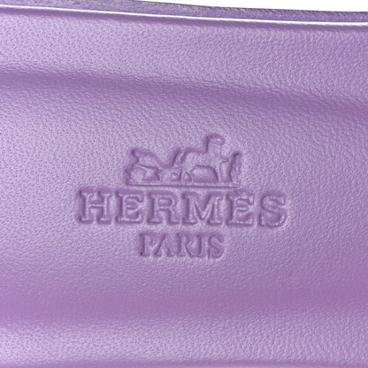 Hermes Ostrich Oran Sandals 36.5 Violet 7 of 9