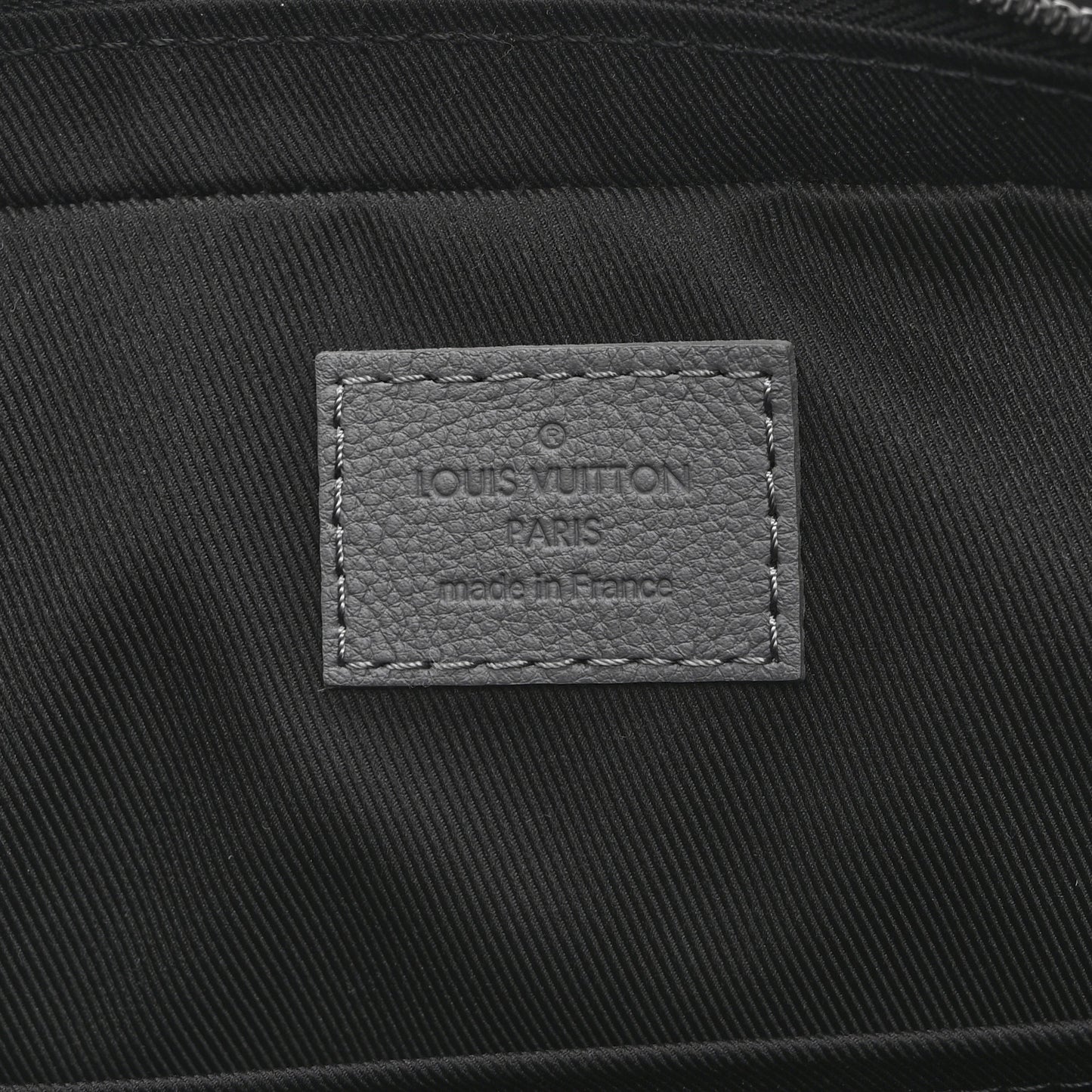 Calfskin Monogram Shadow Trio Messenger Anthracite Gray