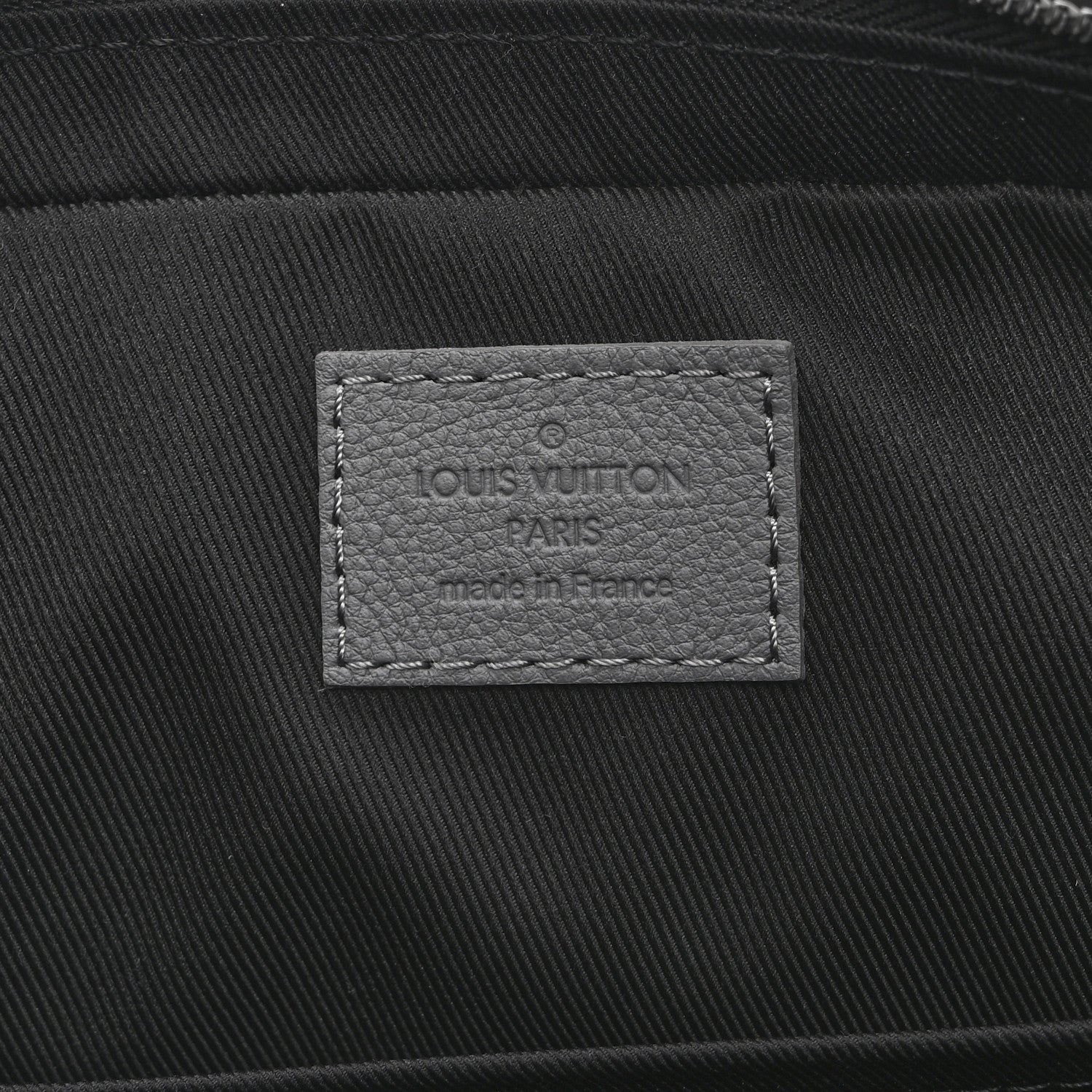 Louis Vuitton Calfskin Monogram Shadow Trio Messenger Anthracite Gray 7 of 11