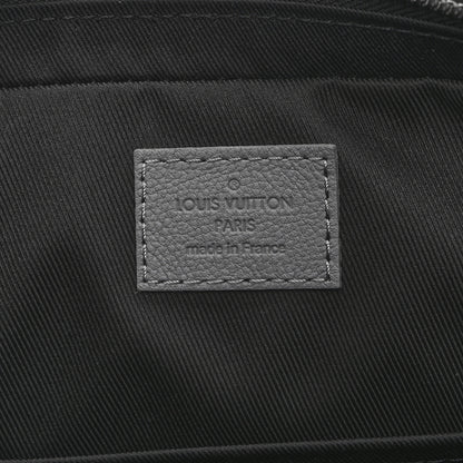 Louis Vuitton Calfskin Monogram Shadow Trio Messenger Anthracite Gray 7 of 11