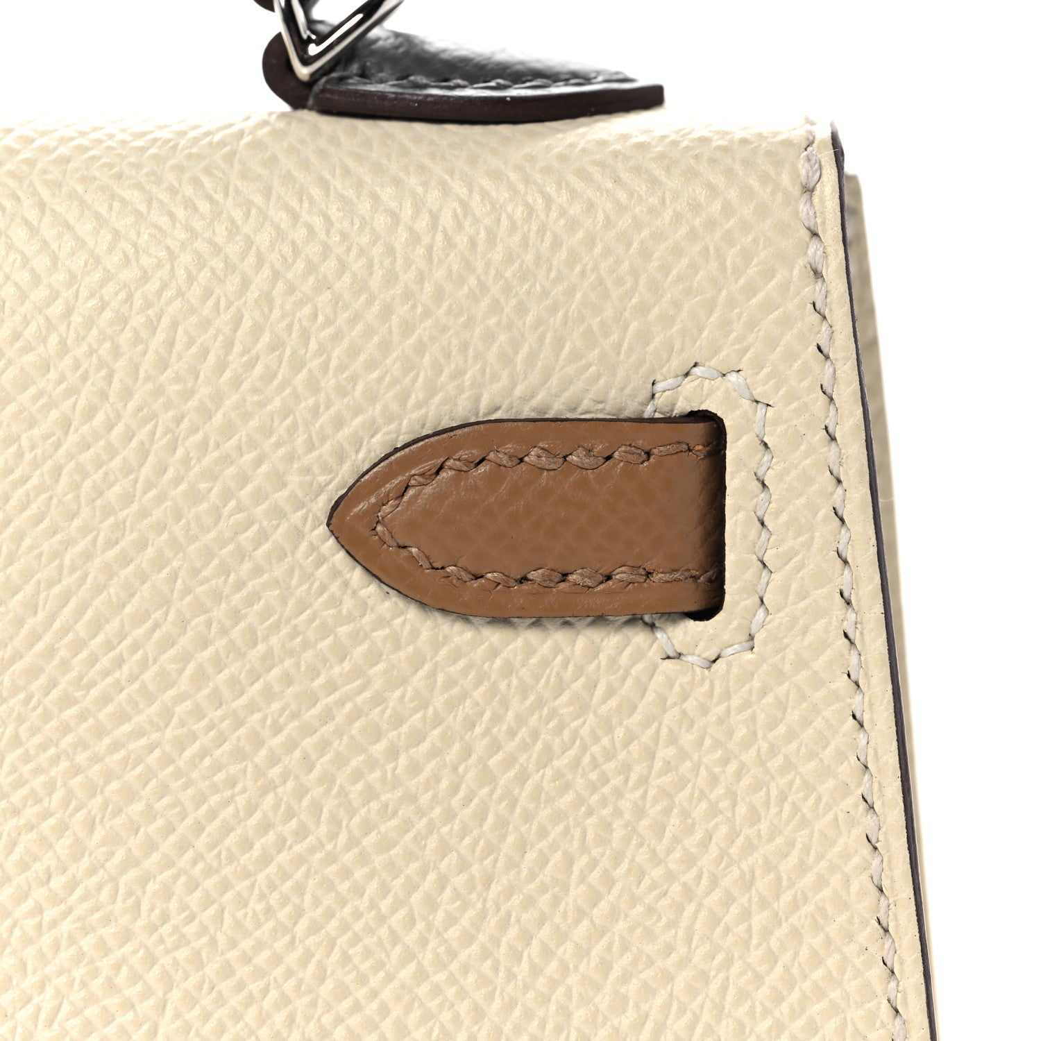 Hermes Epsom Mini Kelly Sellier 20 Nata Chai Gris Meyer 12 of 32