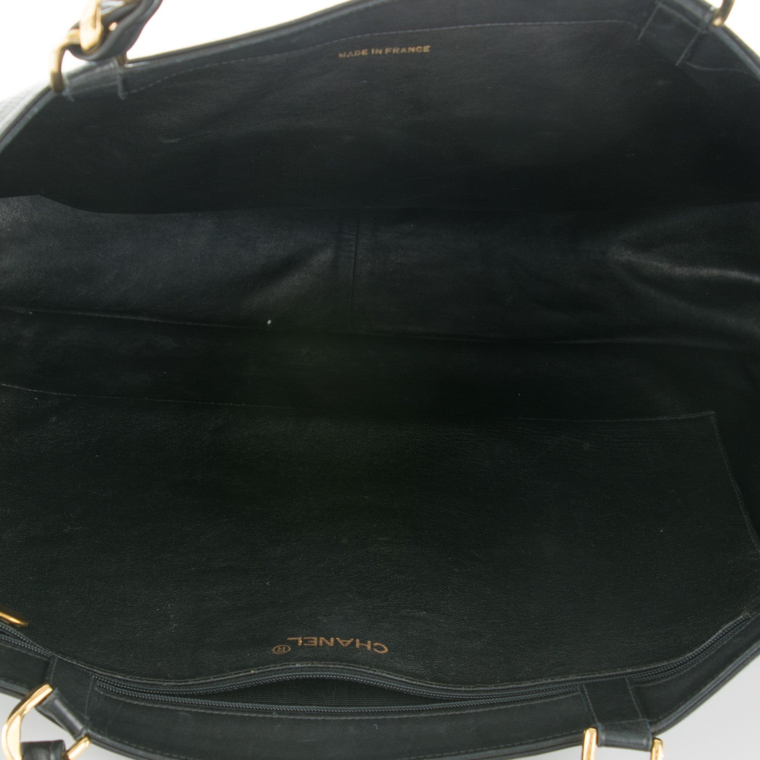 Chanel Lambskin CC Tote Black 9 of 11
