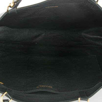 Chanel Lambskin CC Tote Black 9 of 11