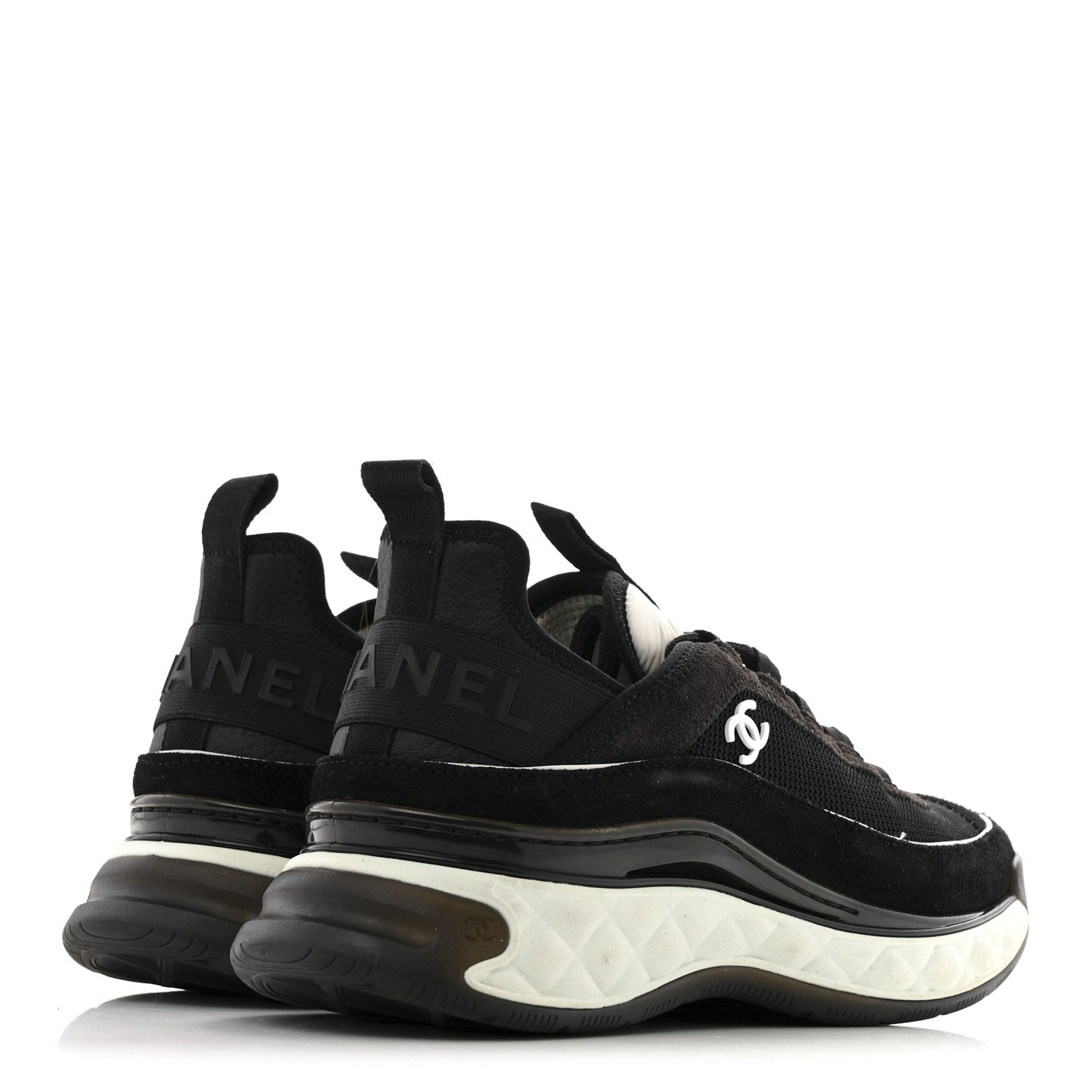 Fabric Suede CC Sneakers 40 Black Dark Grey