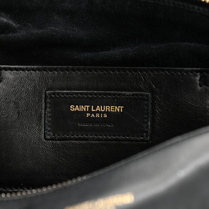 Saint Laurent Calfskin Star Classic Baby Duffle Black 6 of 10