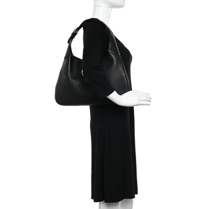 Gucci Goatskin Medium Aphrodite Shoulder Bag Black 2 of 9