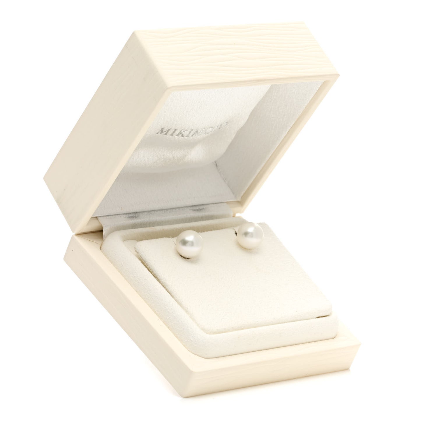 18K White Gold South Sea Pearl 10.5-11mm Stud Earrings
