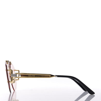 Celine Aviator Sunglasses CL 40039U/32S Gold Pink 4 of 6