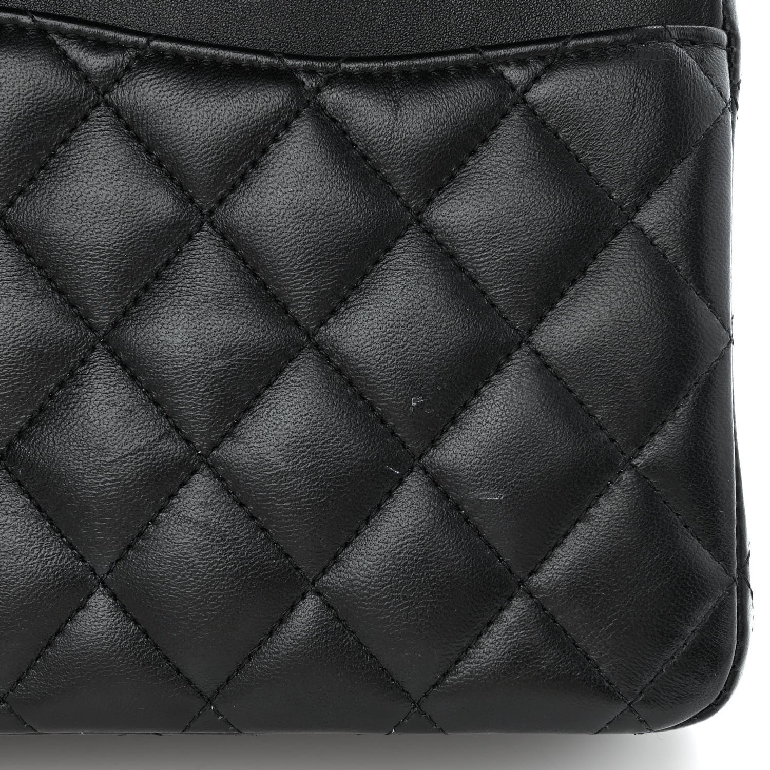 Chanel Lambskin Quilted Medium Double Flap So Black 13 of 15