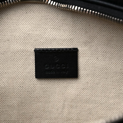 Gucci Calfskin GG Tennis Embossed Pocket Belt Bag Black 6 of 12