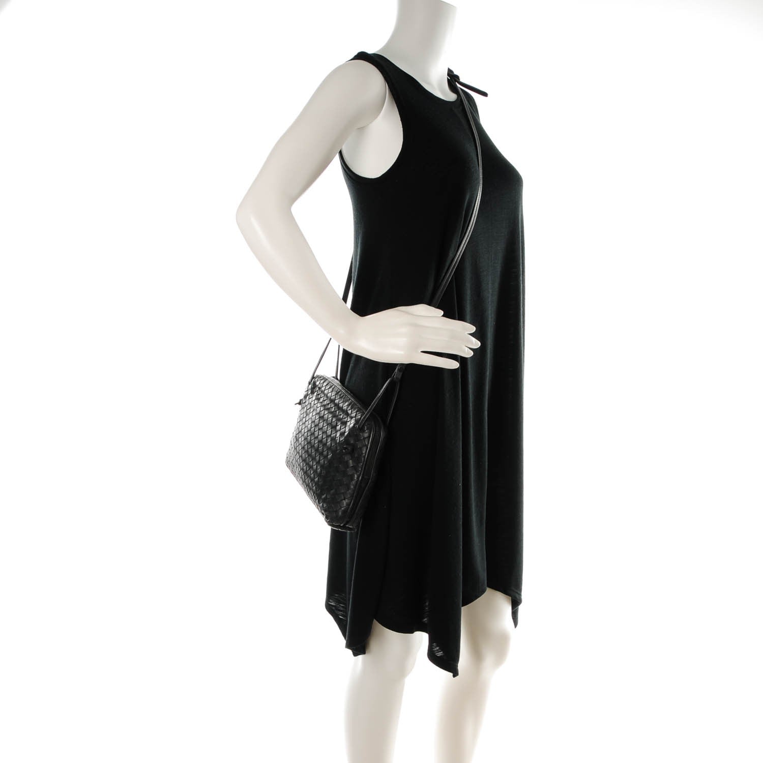 Bottega Veneta Nappa Intrecciato Pillow Crossbody Messenger Nero Black 2 of 9
