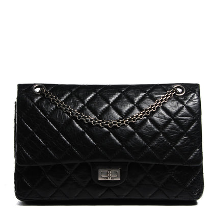 Chanel Aged Calfskin Quilted 2.55 Reissue 226 Flap Black 1 of 9
