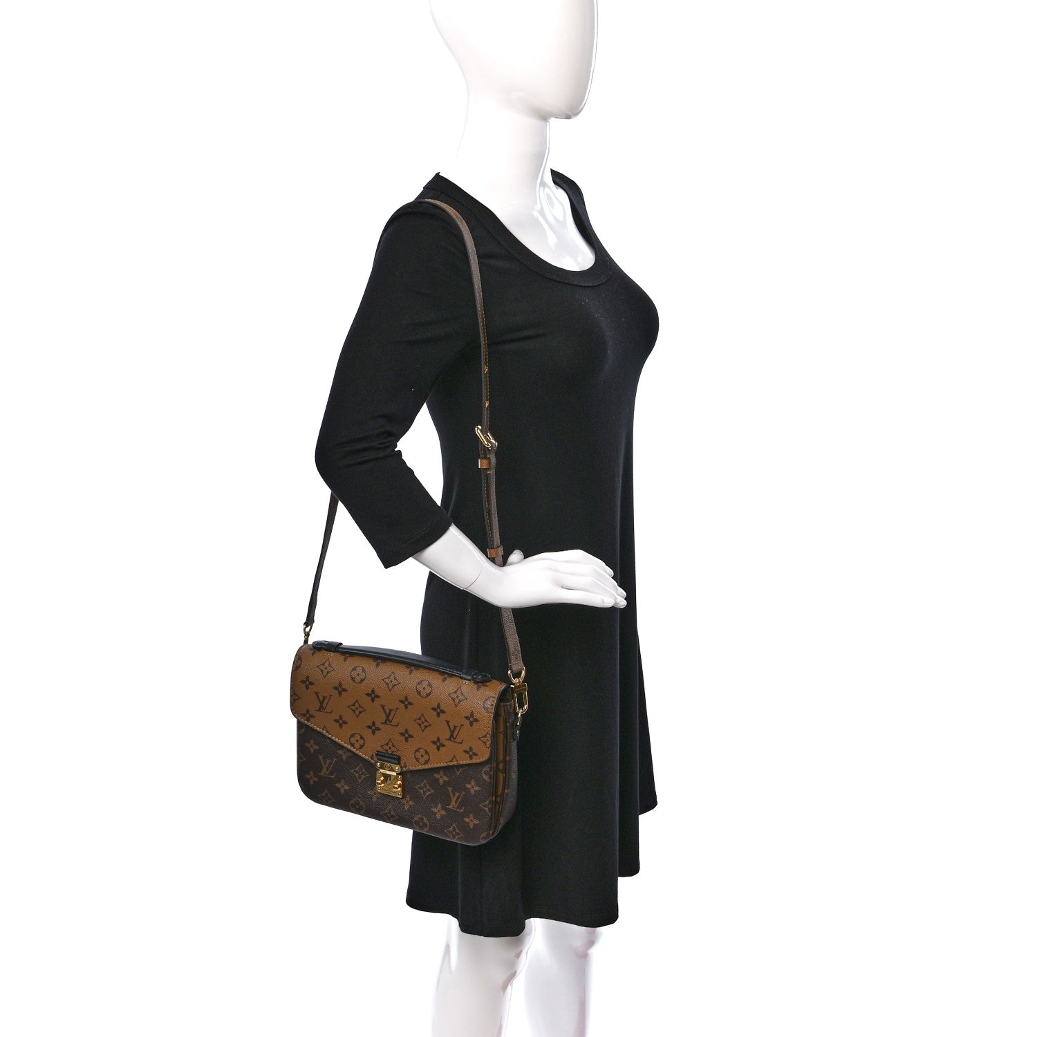 Louis Vuitton Reverse Monogram Pochette Metis 2 of 9