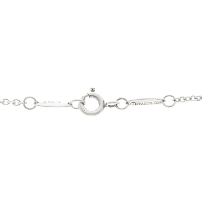 Tiffany Sterling Silver 22mm Elsa Peretti Open Heart Pendant Necklace 5 of 5