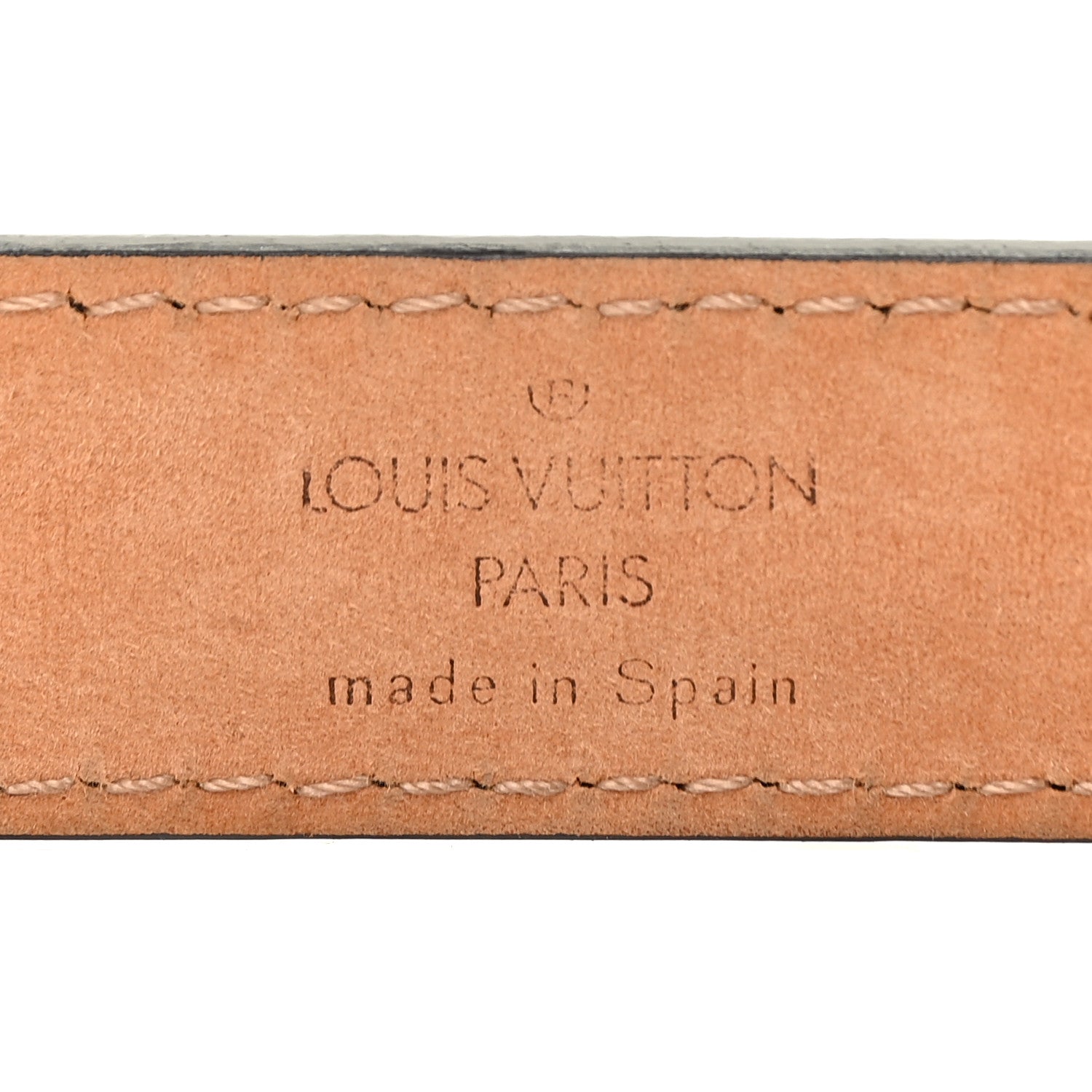 Louis Vuitton Calfskin Monogram 30mm LV Initiales Belt 95 38 Black 3 of 10