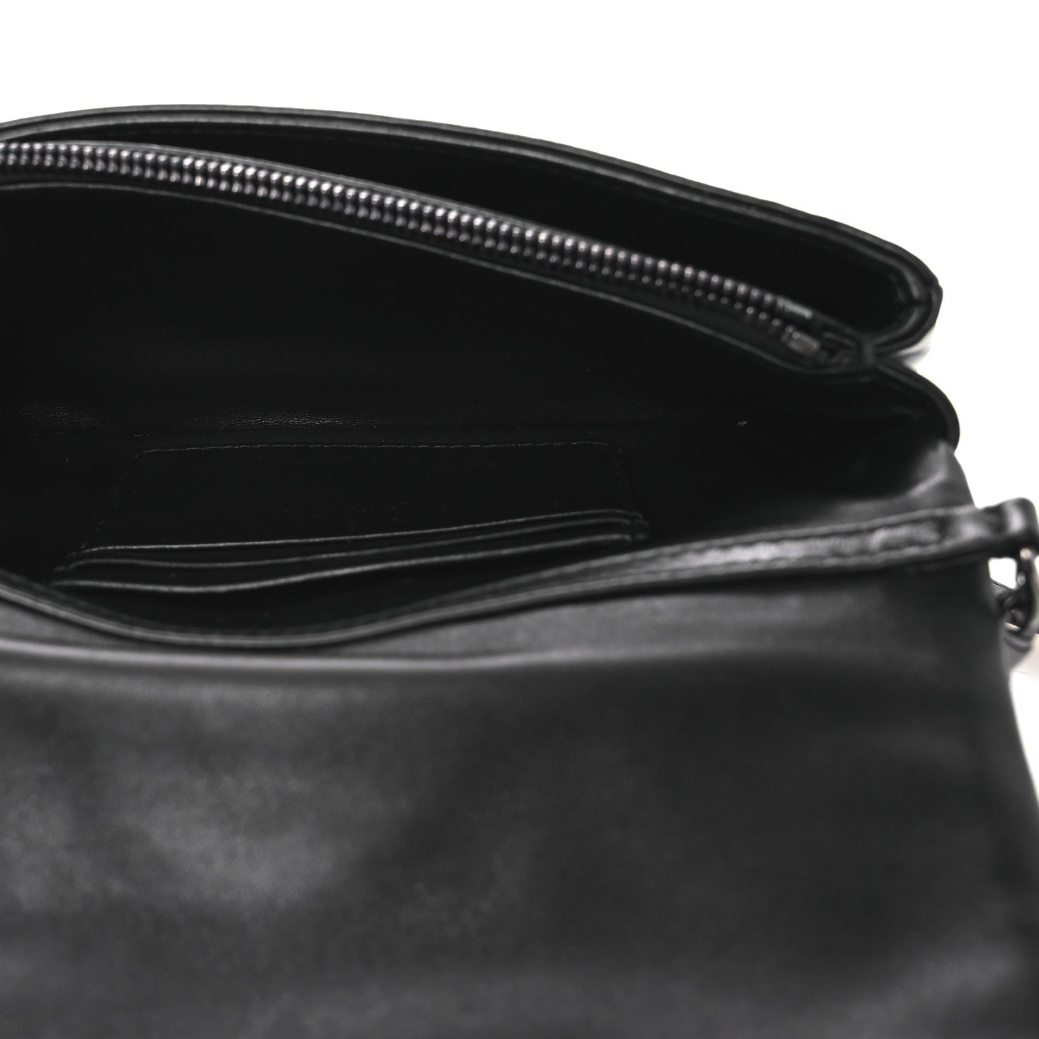 Christian Dior Calfskin Macrocannage Mini Caro Bag Black 5 of 14