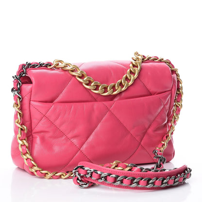 Chanel Goatskin Quilted Medium 19 Flap Pink 2 of 10