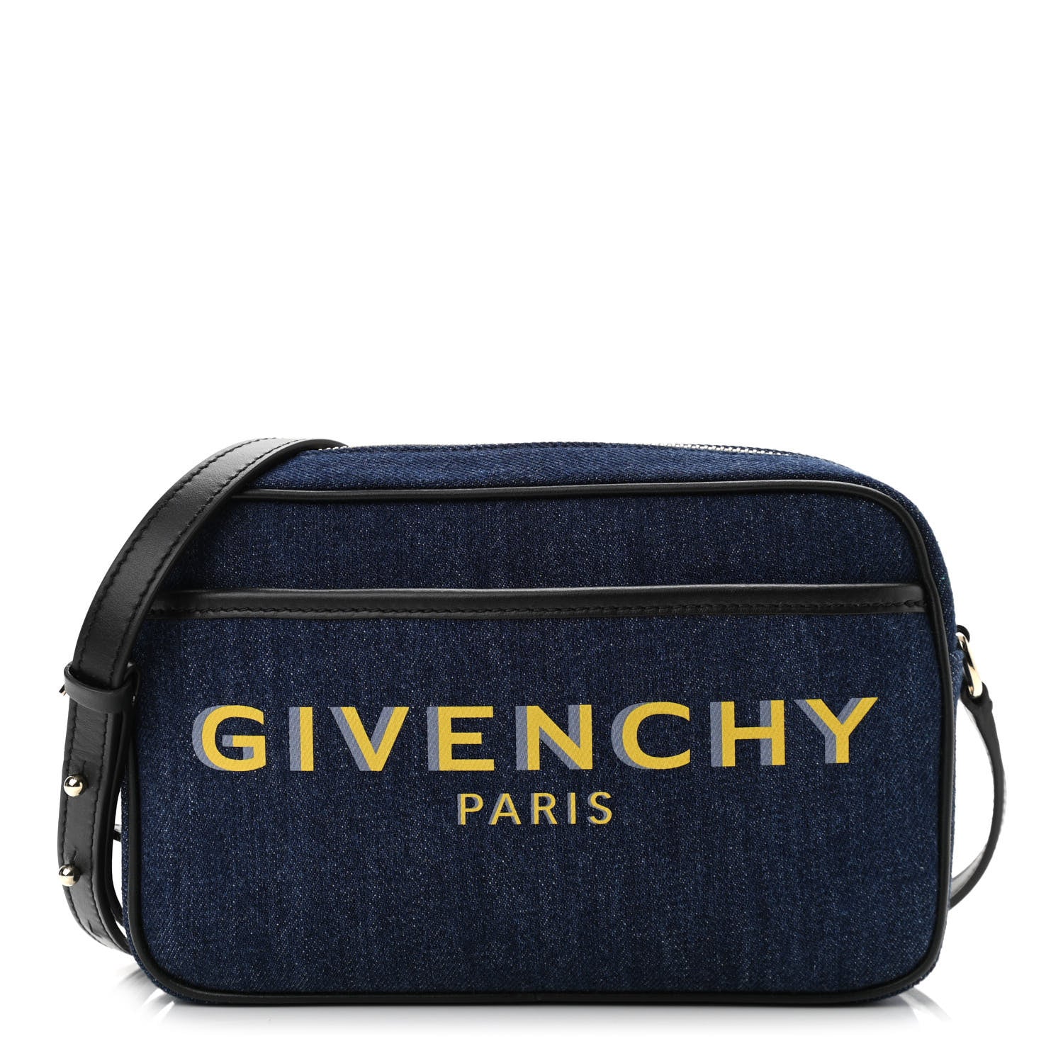 Givenchy Denim Logo Bond Camera Bag Blue 1 of 9