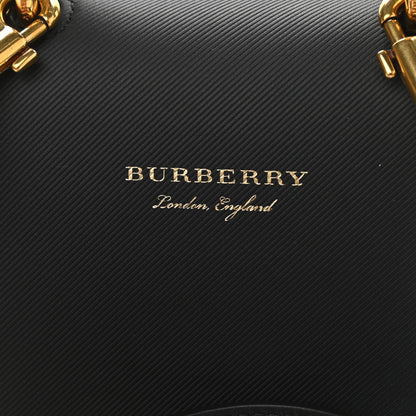 Burberry Trench Calfskin Mini DK88 Top Handle Bag Black 9 of 11