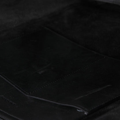 Celine Supple Natural Calfskin Vertical Tri-Fold Bag Black 6 of 10